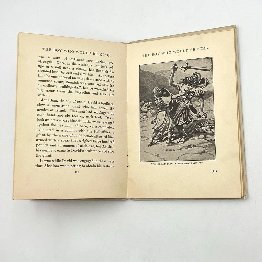Antique 1905 Altemus Children of Bible Series The Boy Who Would Be King‎ Absalom
